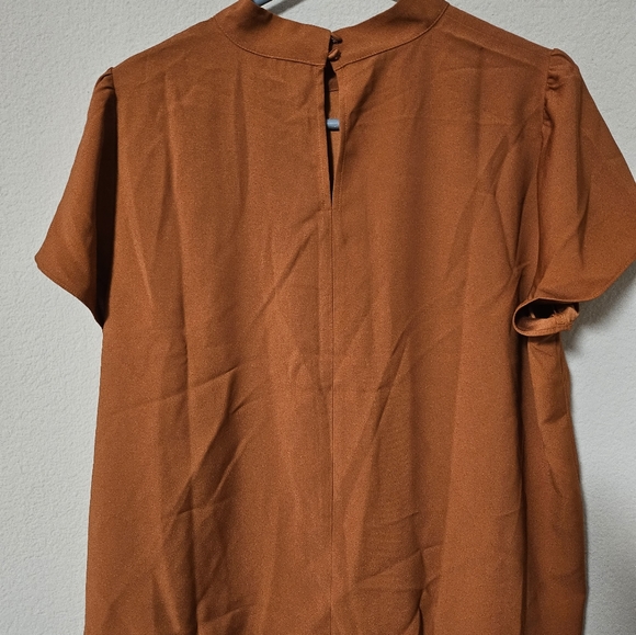 J Crew Short sleeve mockneck top - Picture 5 of 7